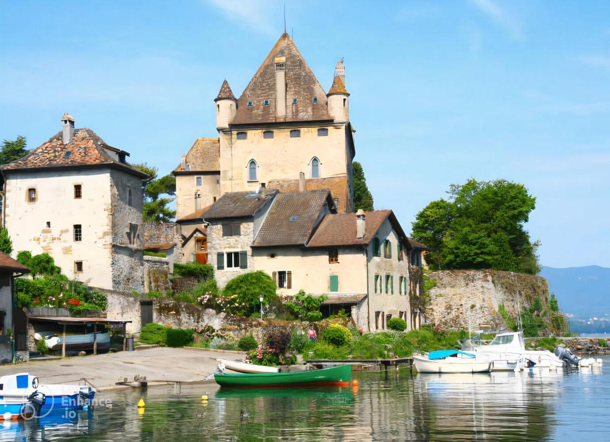 Maison En Duplex I Yvoire I Lac Leman I Medievale מראה חיצוני תמונה